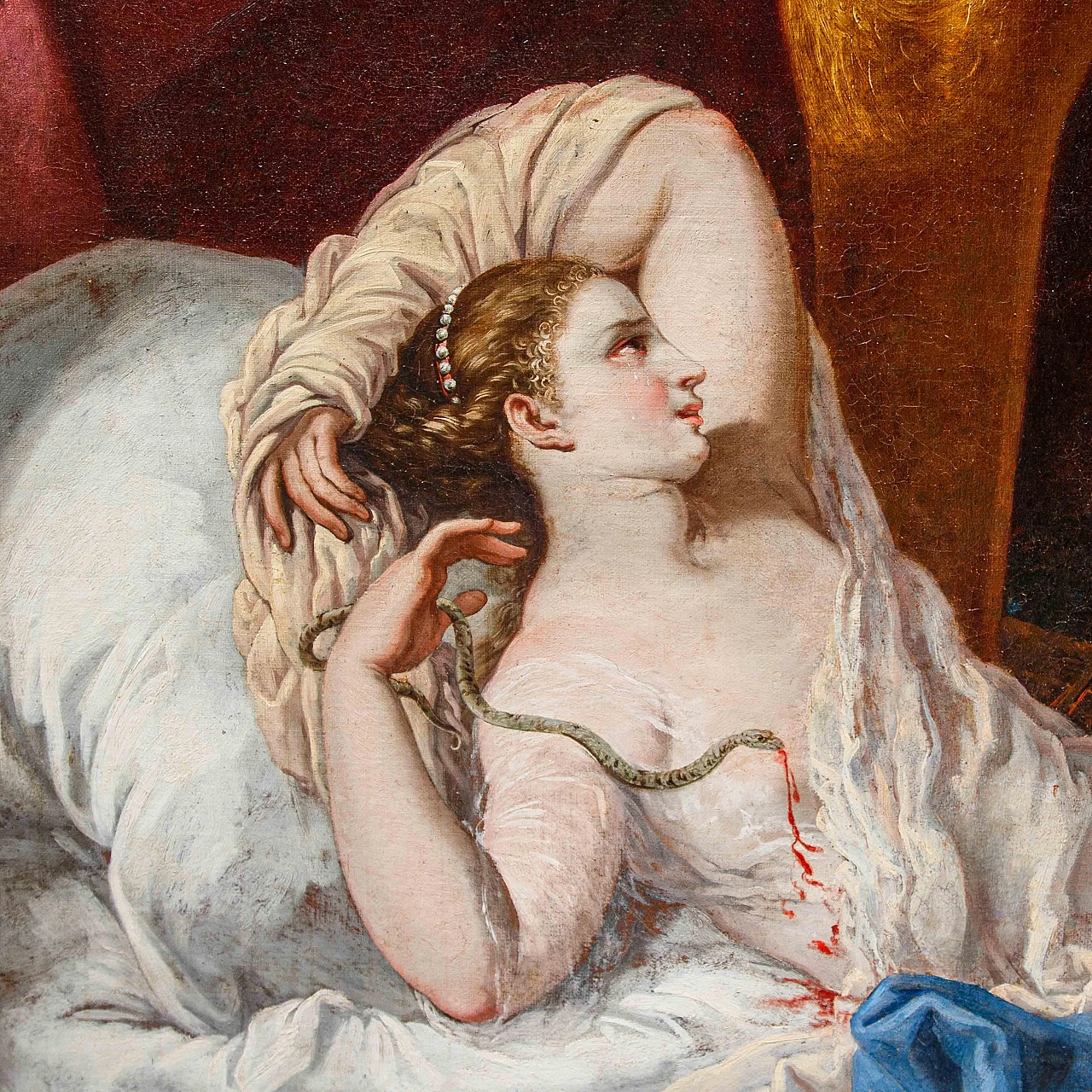 Attributed to Nicolas Pierre Loir, The Death of Cleopatra,17th century 13