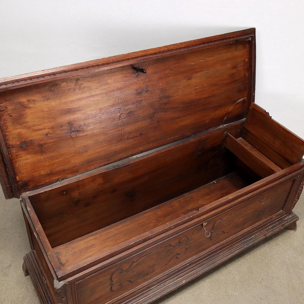 Cassapanca in gattice in stile Barocco, '800 6