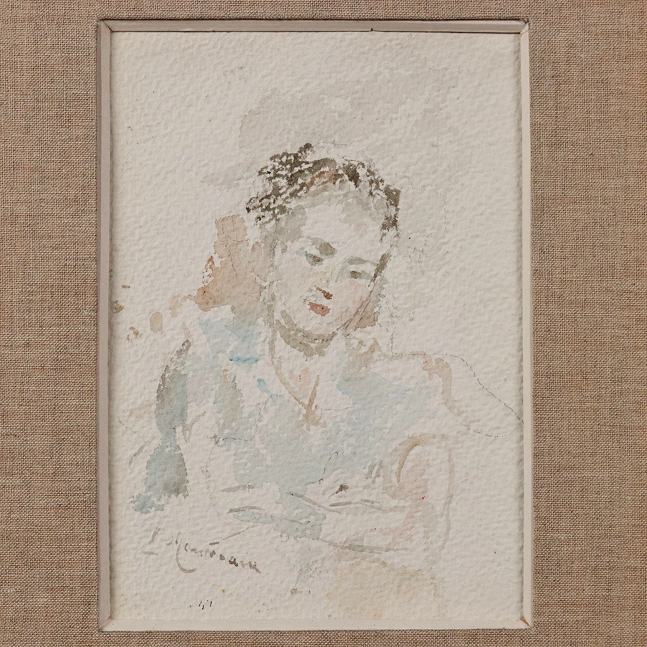 Luigi Mantovani, 10 dipinti, tecnica mista su carta 8