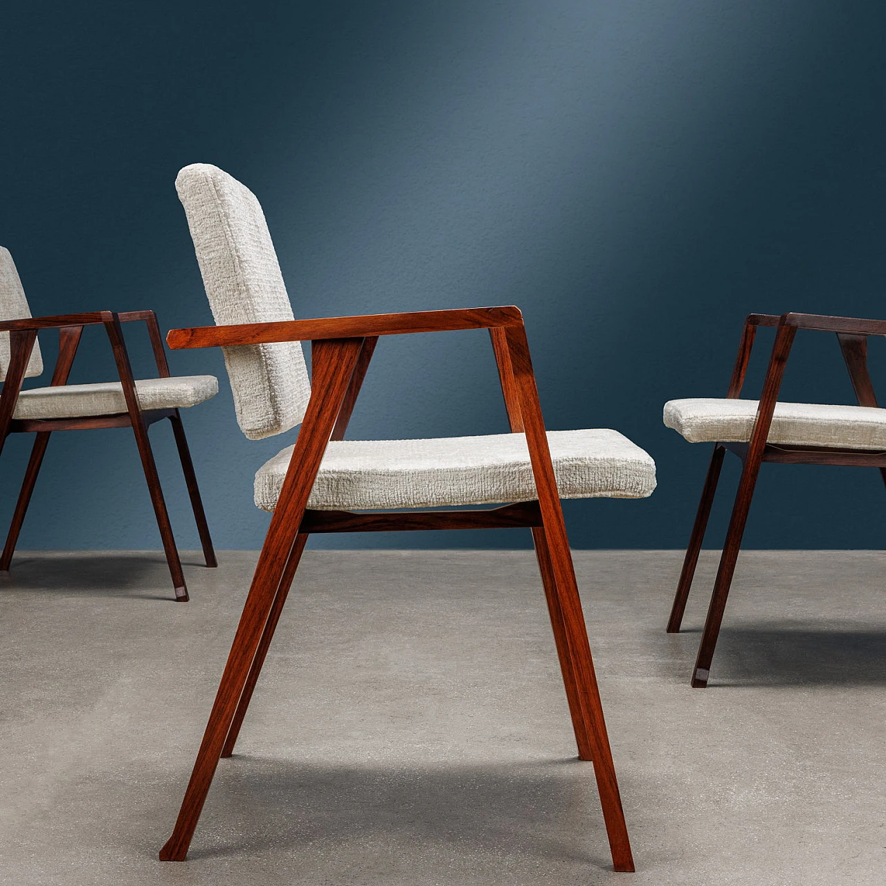 4 Luisa armchairs by Franco Albini for Poggi 2