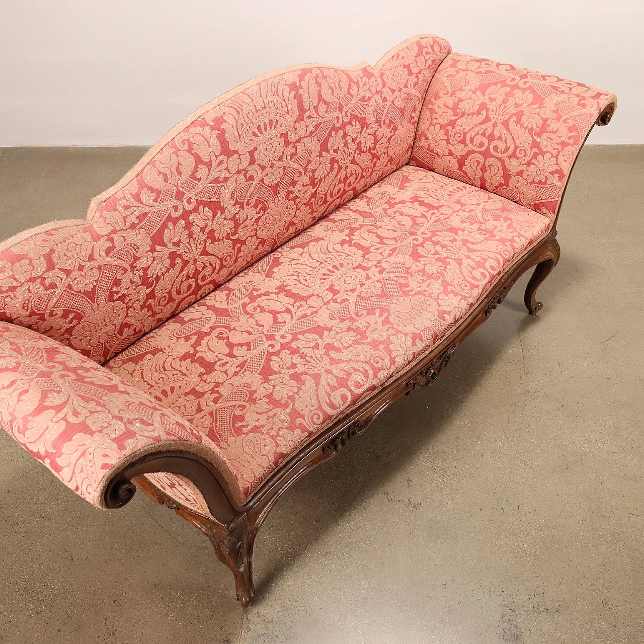 Divano Barocchetto lombardo in noce, metà '700 9