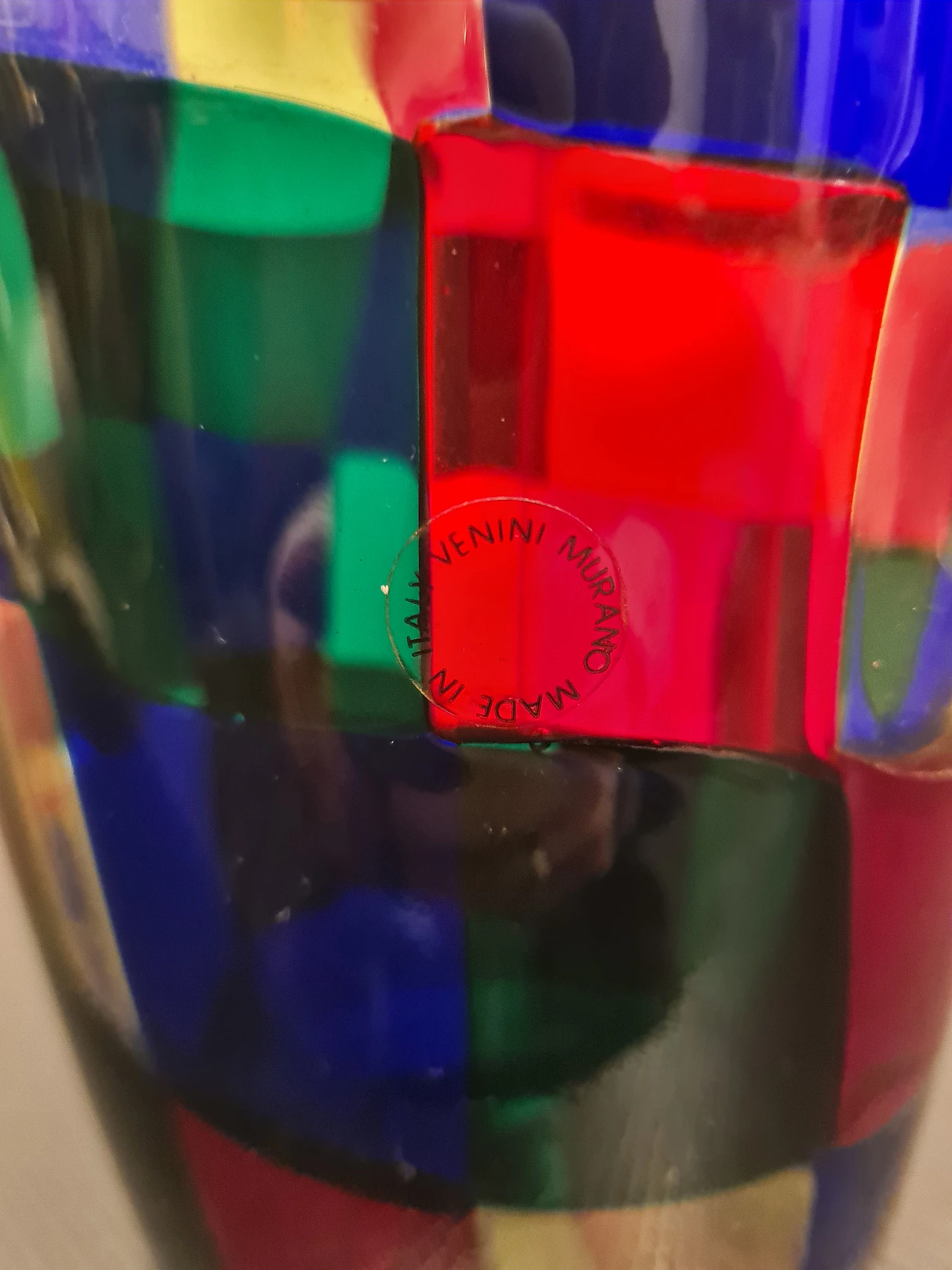 Vaso Pezzati di Fulvio Bianconi per Venini, 1998 4