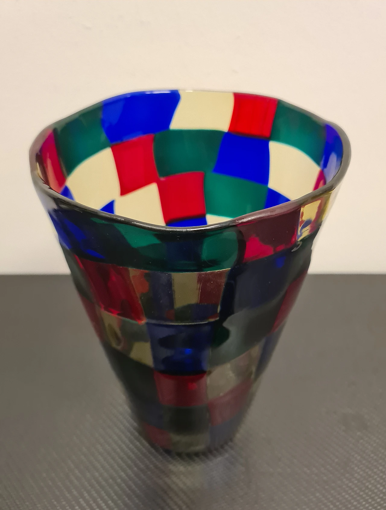 Vaso Pezzati di Fulvio Bianconi per Venini, 1998 10