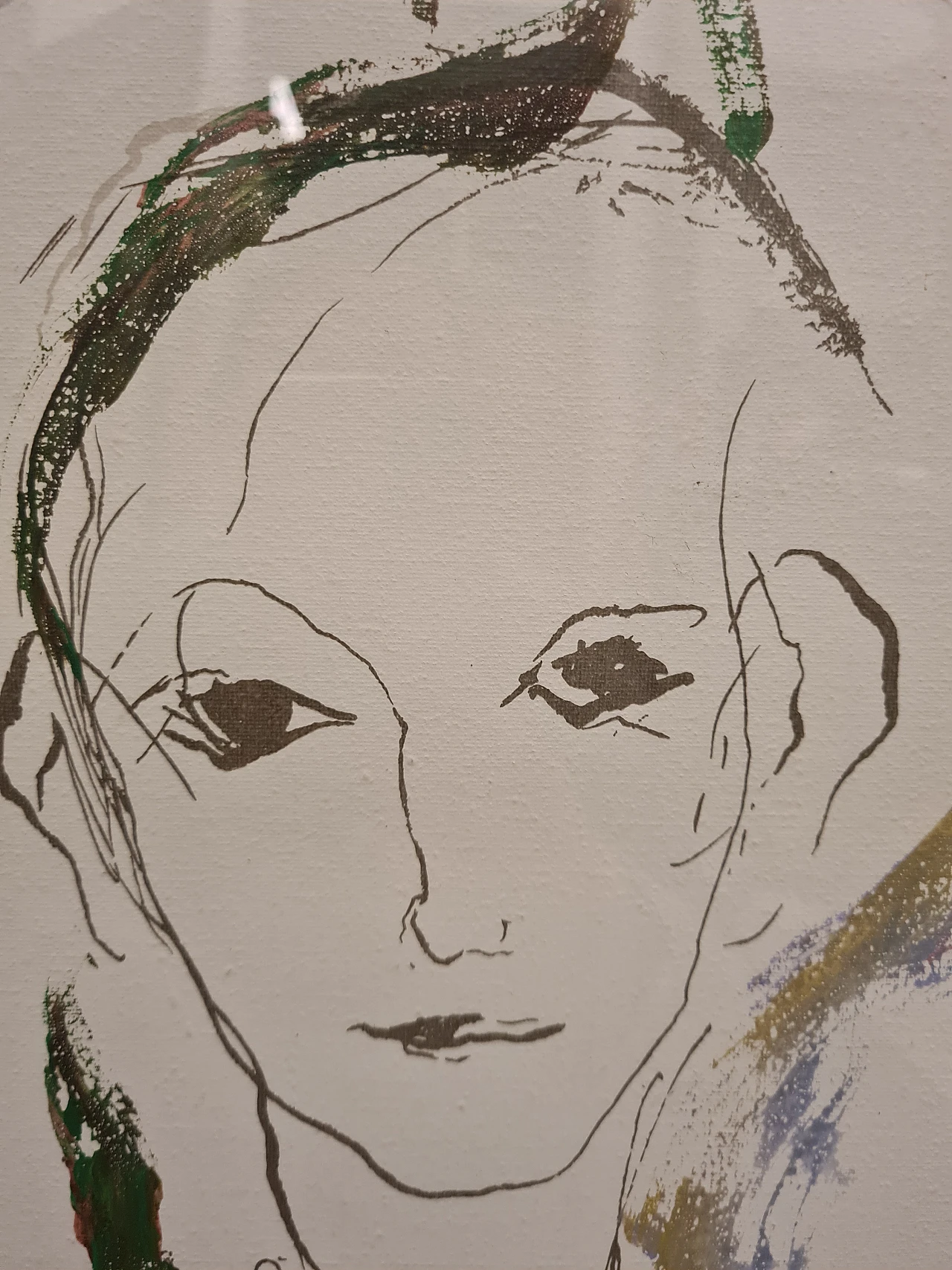 Ernesto Treccani, Norma, mixed media on carboard, 1988 4