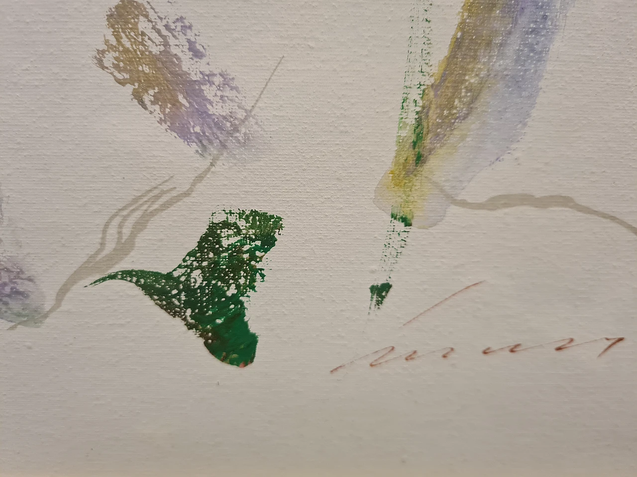 Ernesto Treccani, Norma, mixed media on carboard, 1988 7