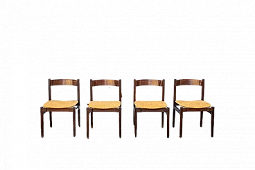 4 Chairs 104 by Gianfranco Frattini for Cassina, 1961