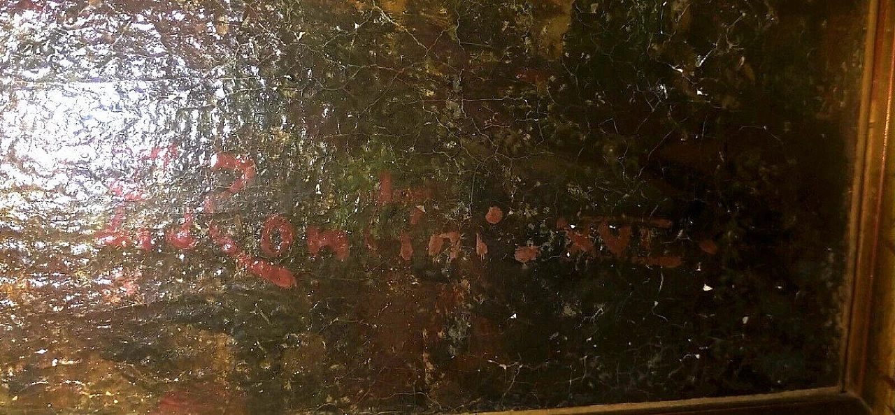 Ferruccio Rontini, paesaggio di campagna, dipinto a olio su tela, 1938 9