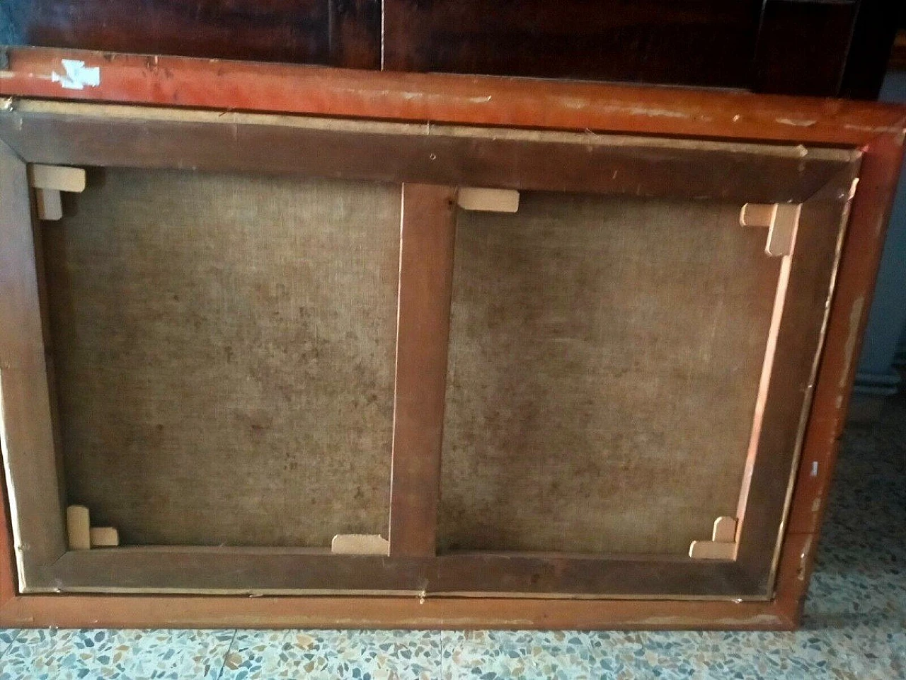 Ferruccio Rontini, paesaggio di campagna, dipinto a olio su tela, 1938 11