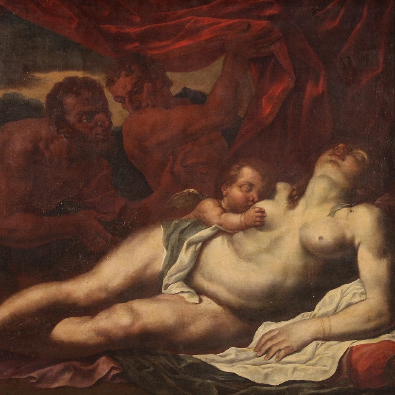 Venere dormiente, olio su tela, '600 2