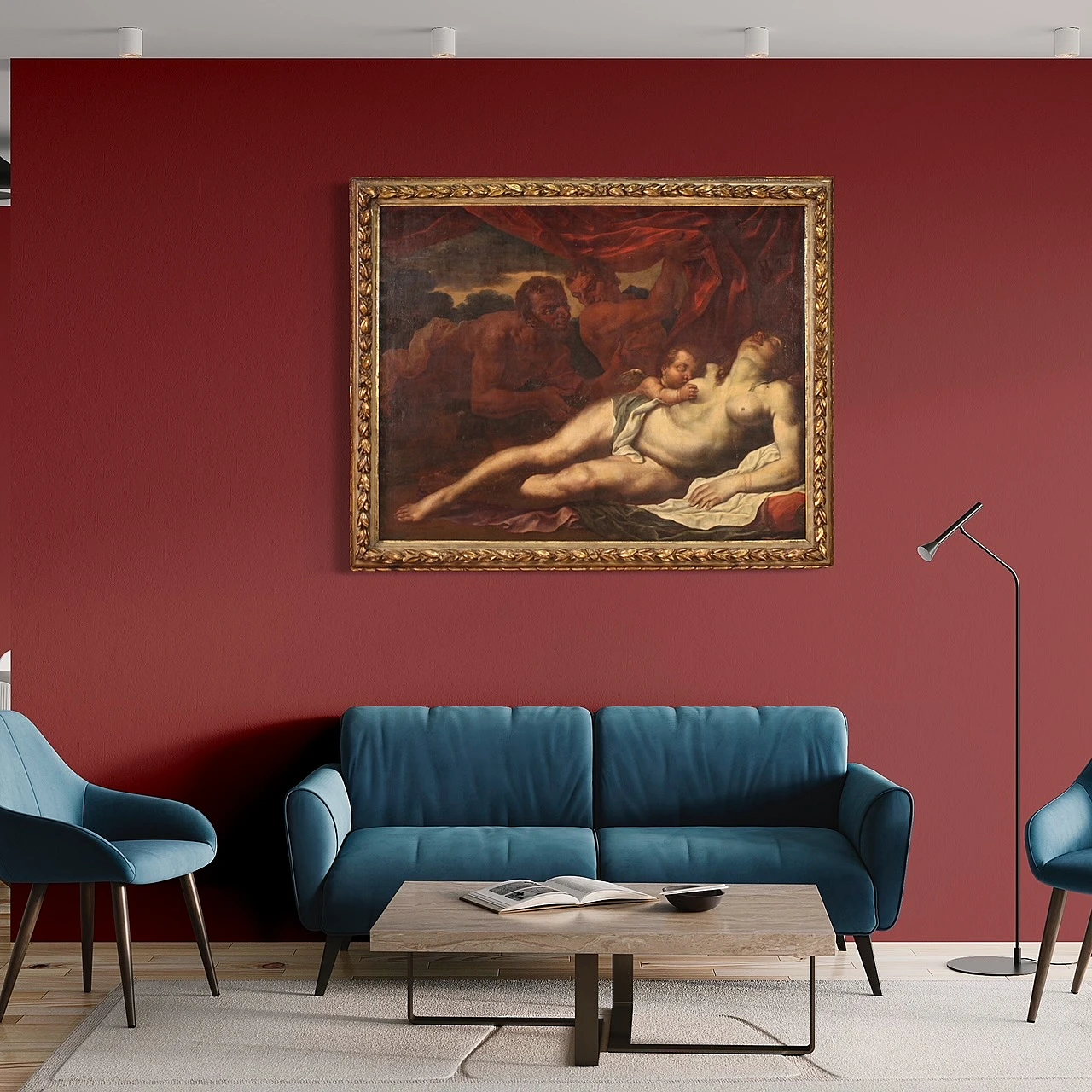 Venere dormiente, olio su tela, '600 13