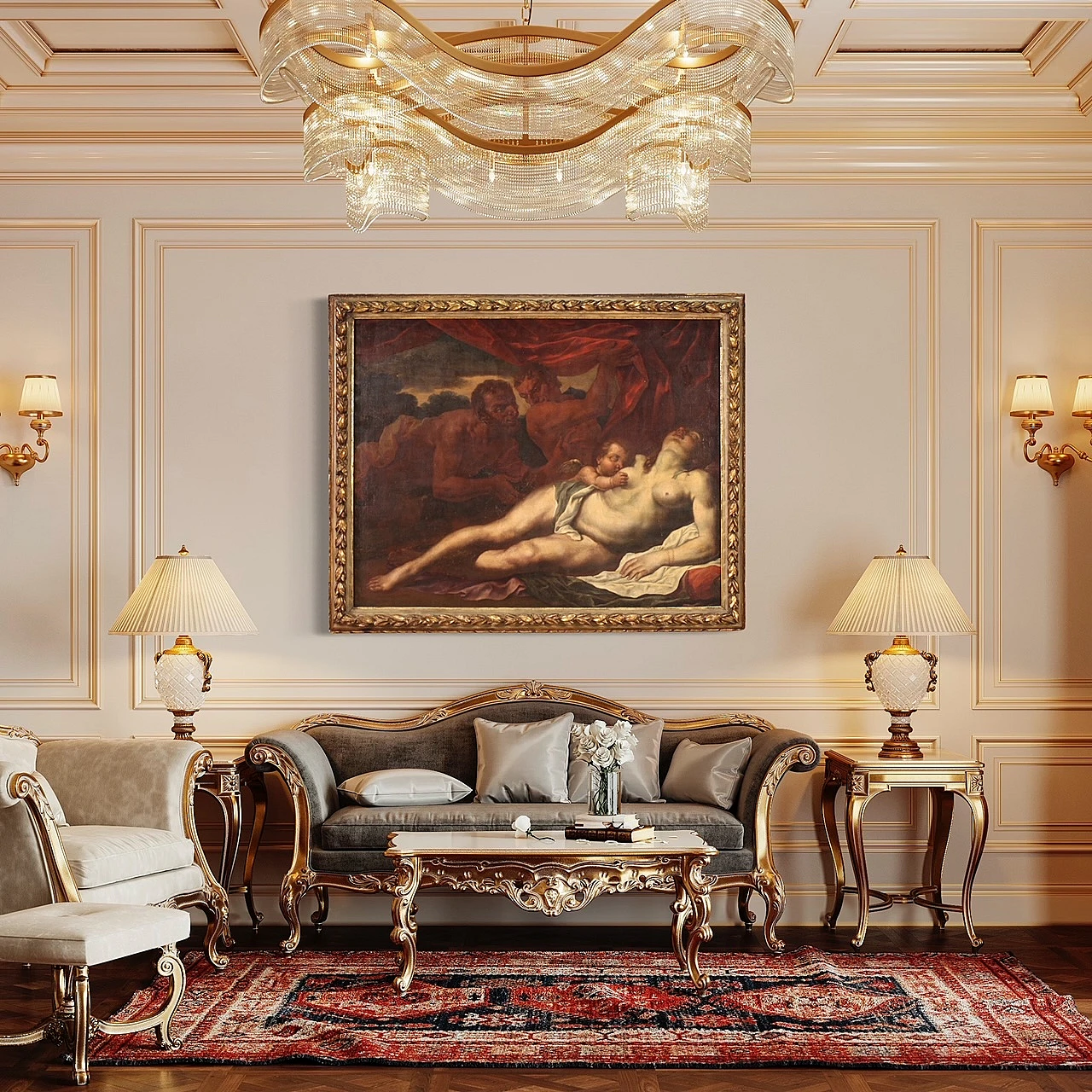 Venere dormiente, olio su tela, '600 14