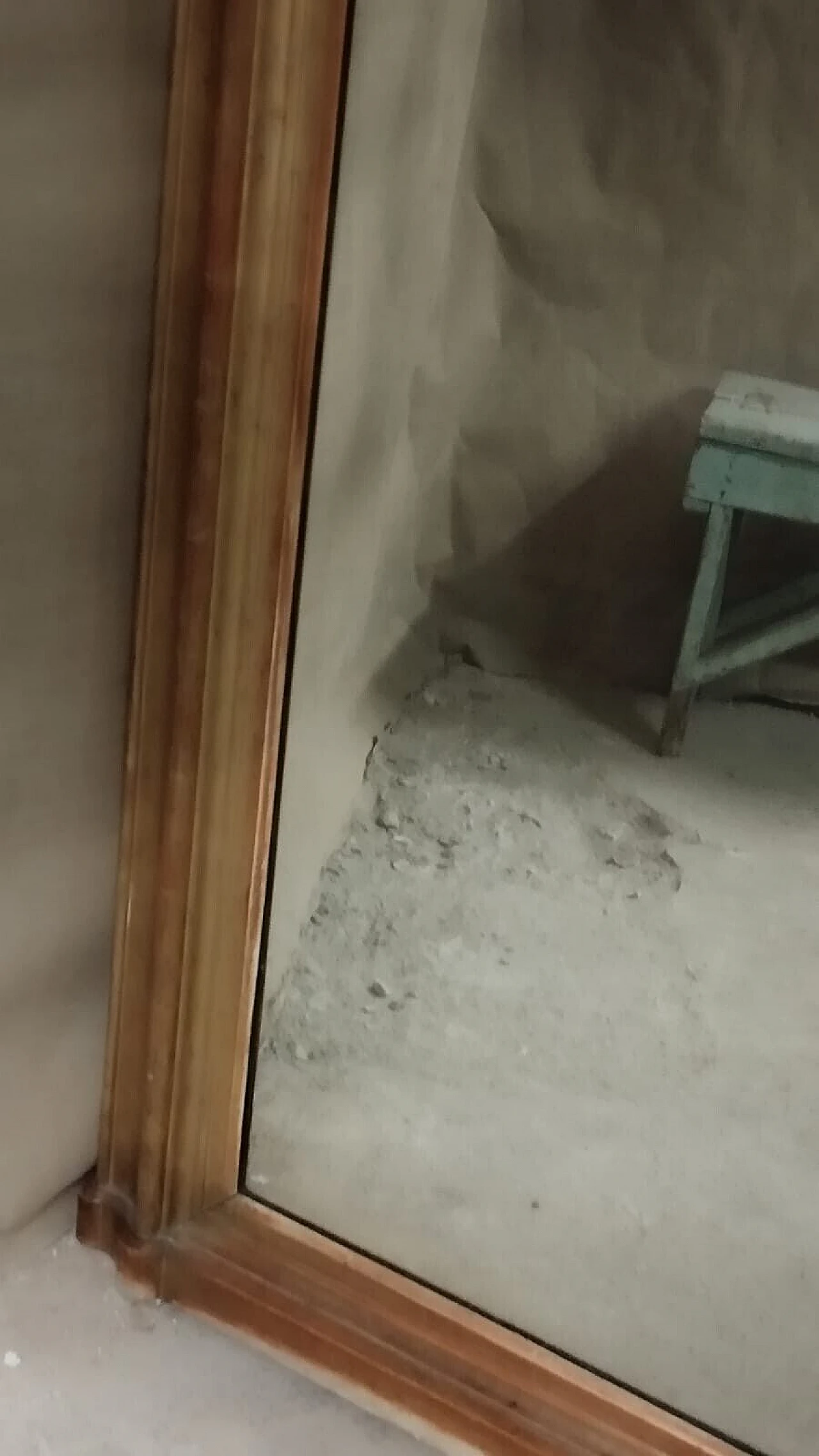 Specchio in legno e pastiglia dorati, metà '800 8