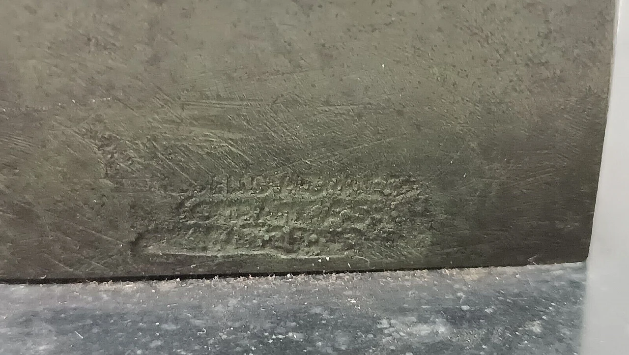 Michelangelo Monti, toro rampante, scultura in bronzo, anni '30 8