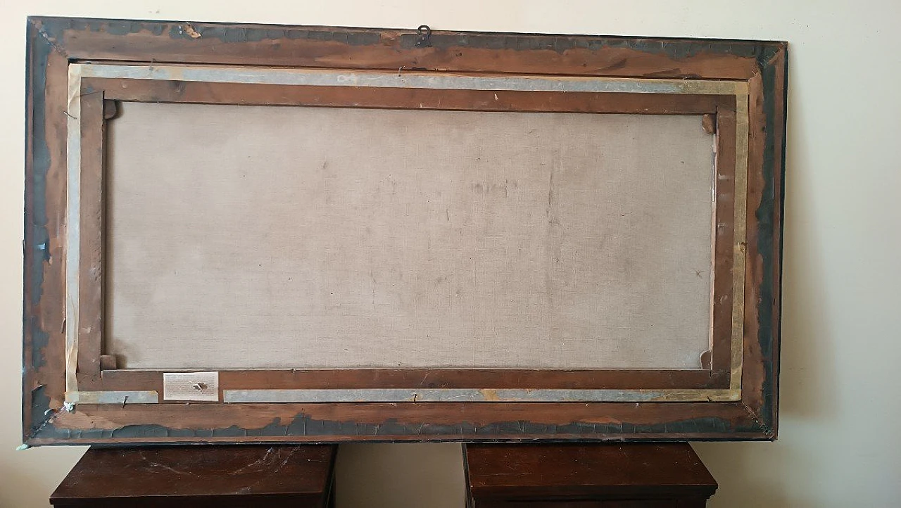 Locatelli, caccia ai fagiani, dipinto a olio su tela, '800 8