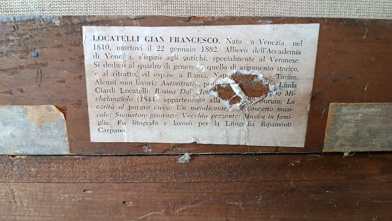 Locatelli, caccia ai fagiani, dipinto a olio su tela, '800 9