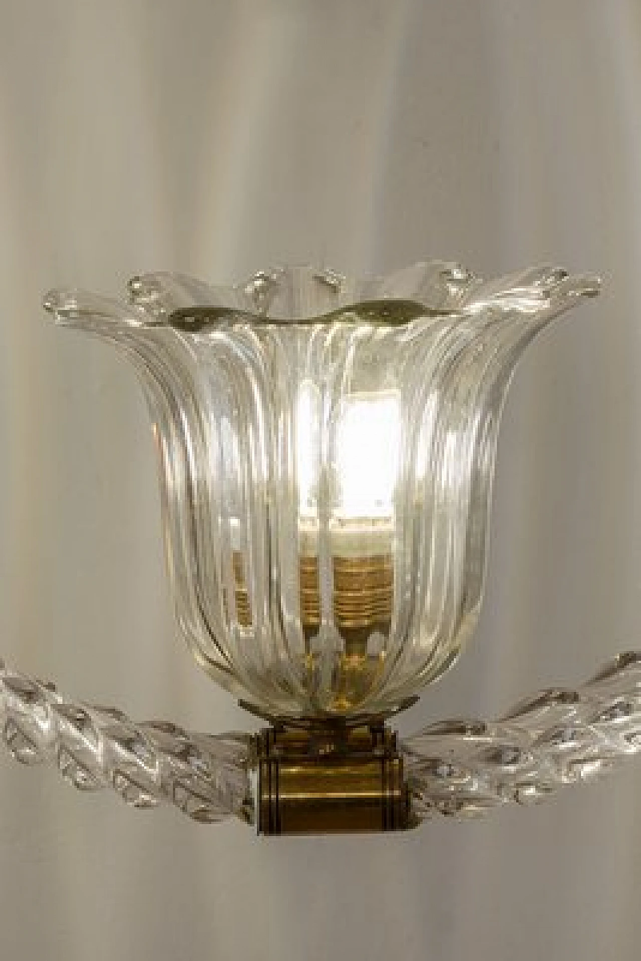 Murano glass chandelier by Barovier & Toso, 1930s 9