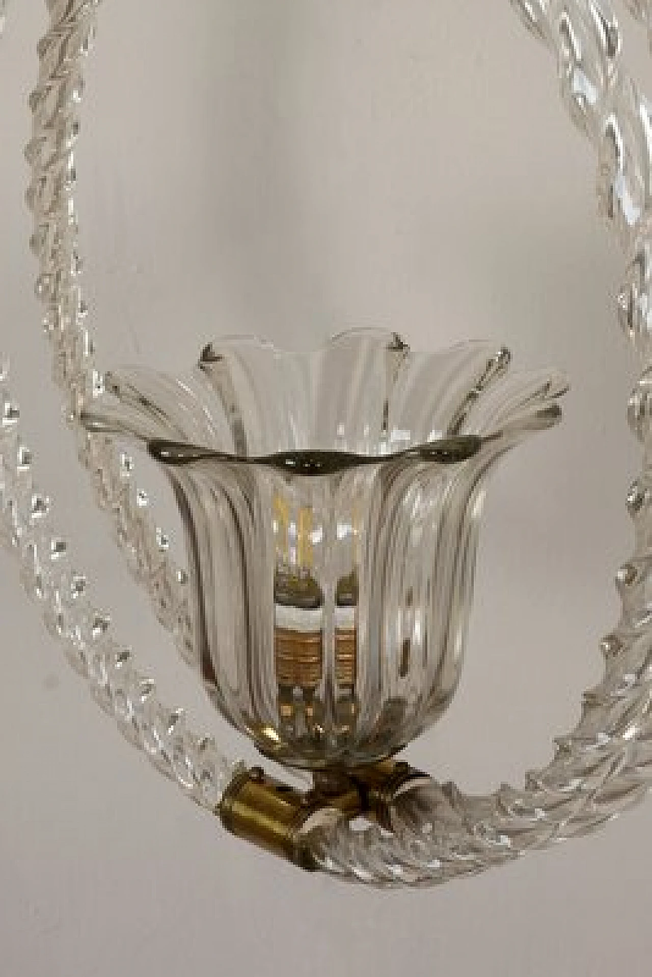Murano glass chandelier by Barovier & Toso, 1930s 10