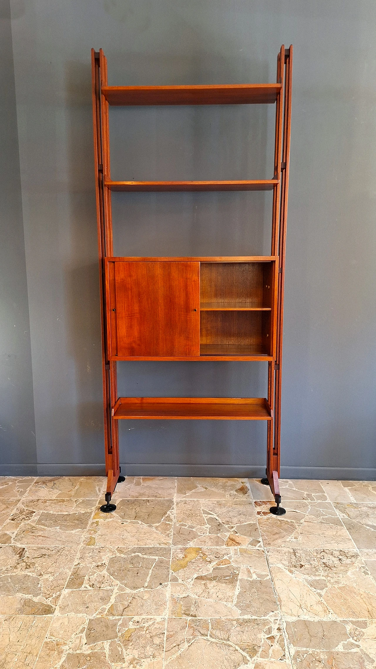 Libreria modulare LB10 di Franco Albini per Poggi, anni '50 1