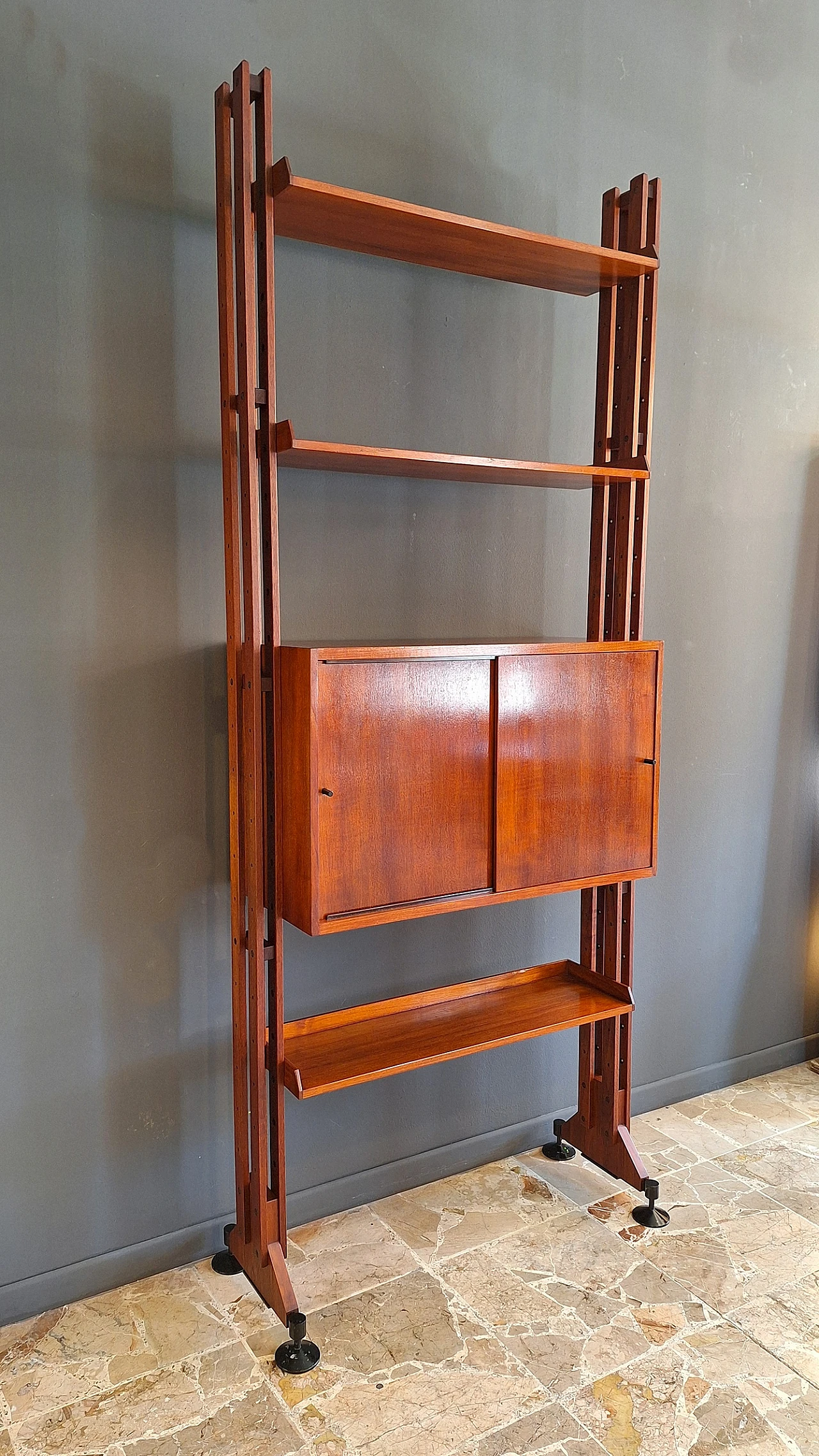 Libreria modulare LB10 di Franco Albini per Poggi, anni '50 2