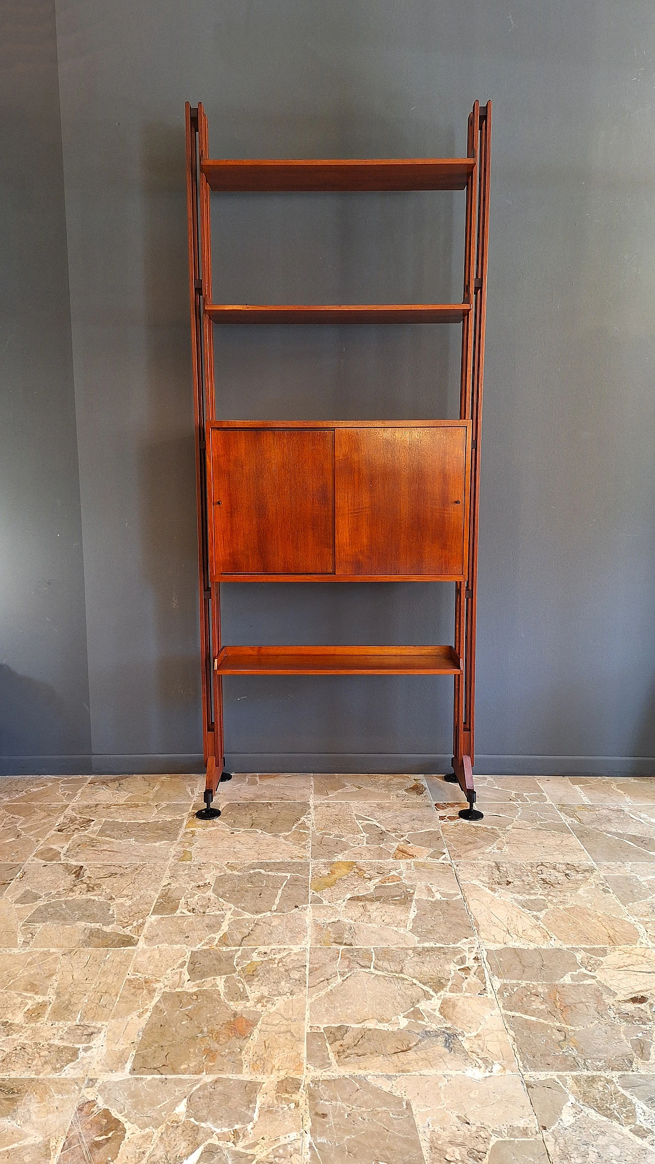 Libreria modulare LB10 di Franco Albini per Poggi, anni '50 3