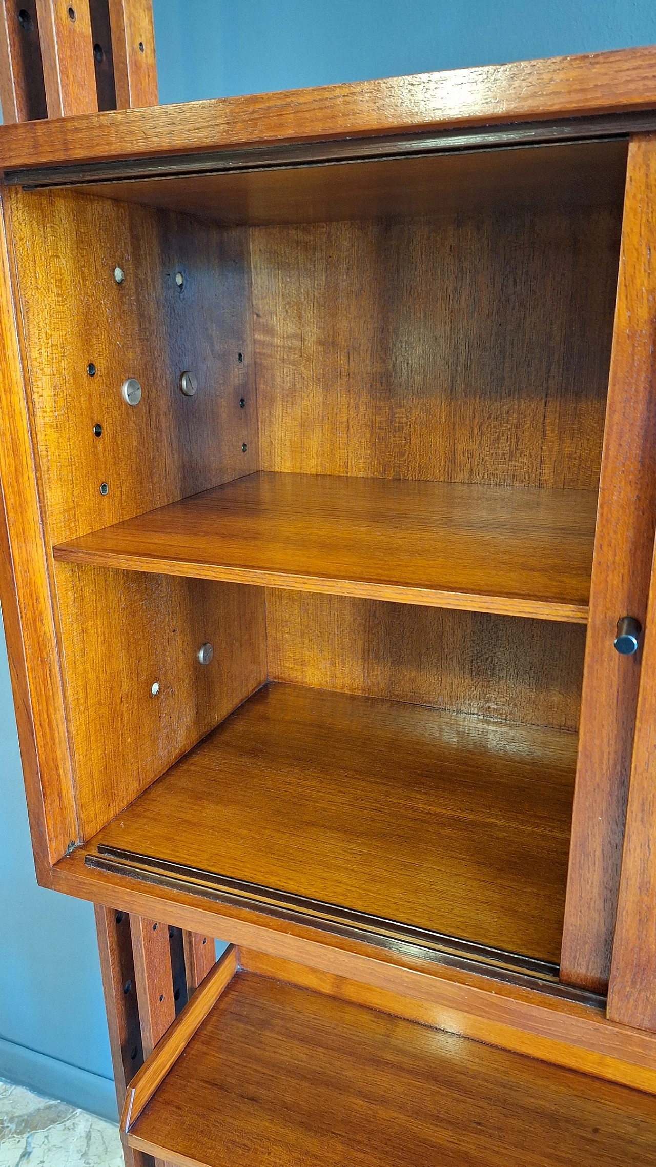 Libreria modulare LB10 di Franco Albini per Poggi, anni '50 11