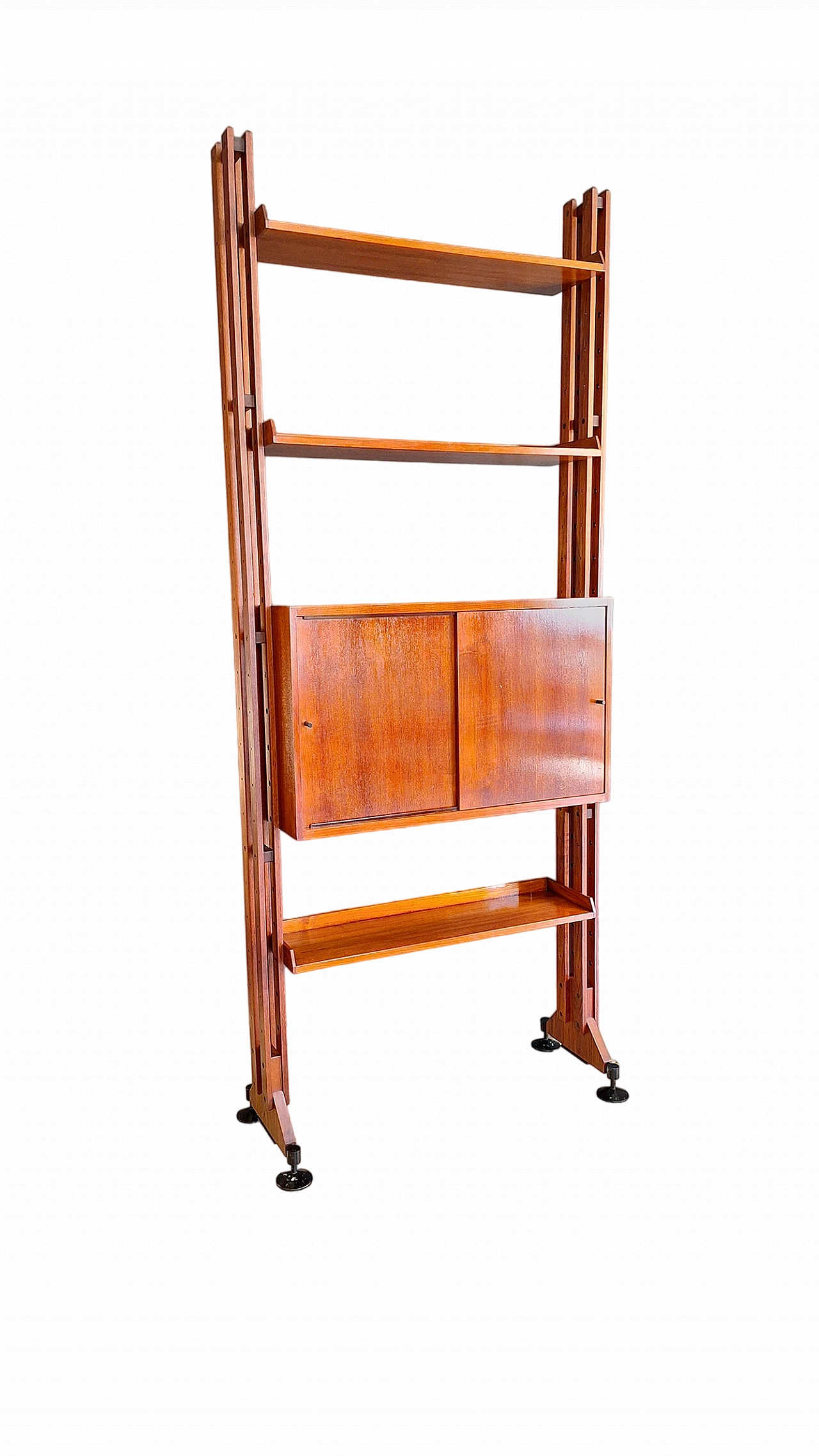 Libreria modulare LB10 di Franco Albini per Poggi, anni '50 14