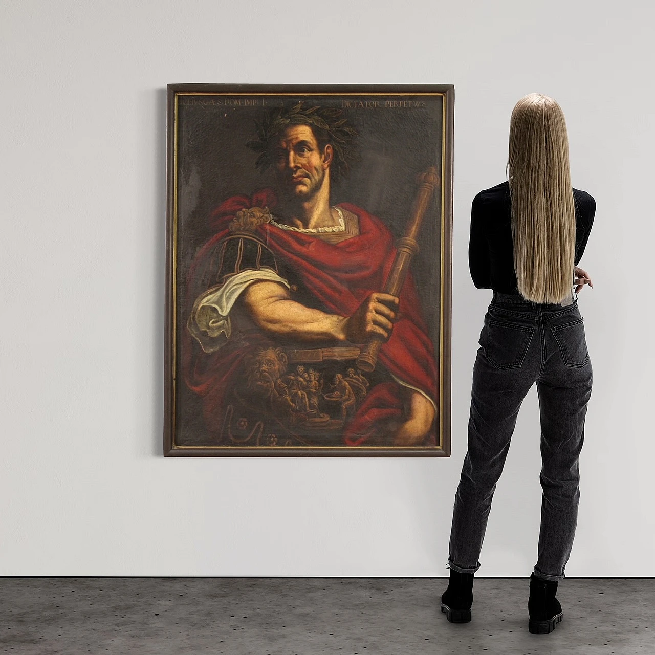 Julius Caesar, oil on canvas, 17th century 3