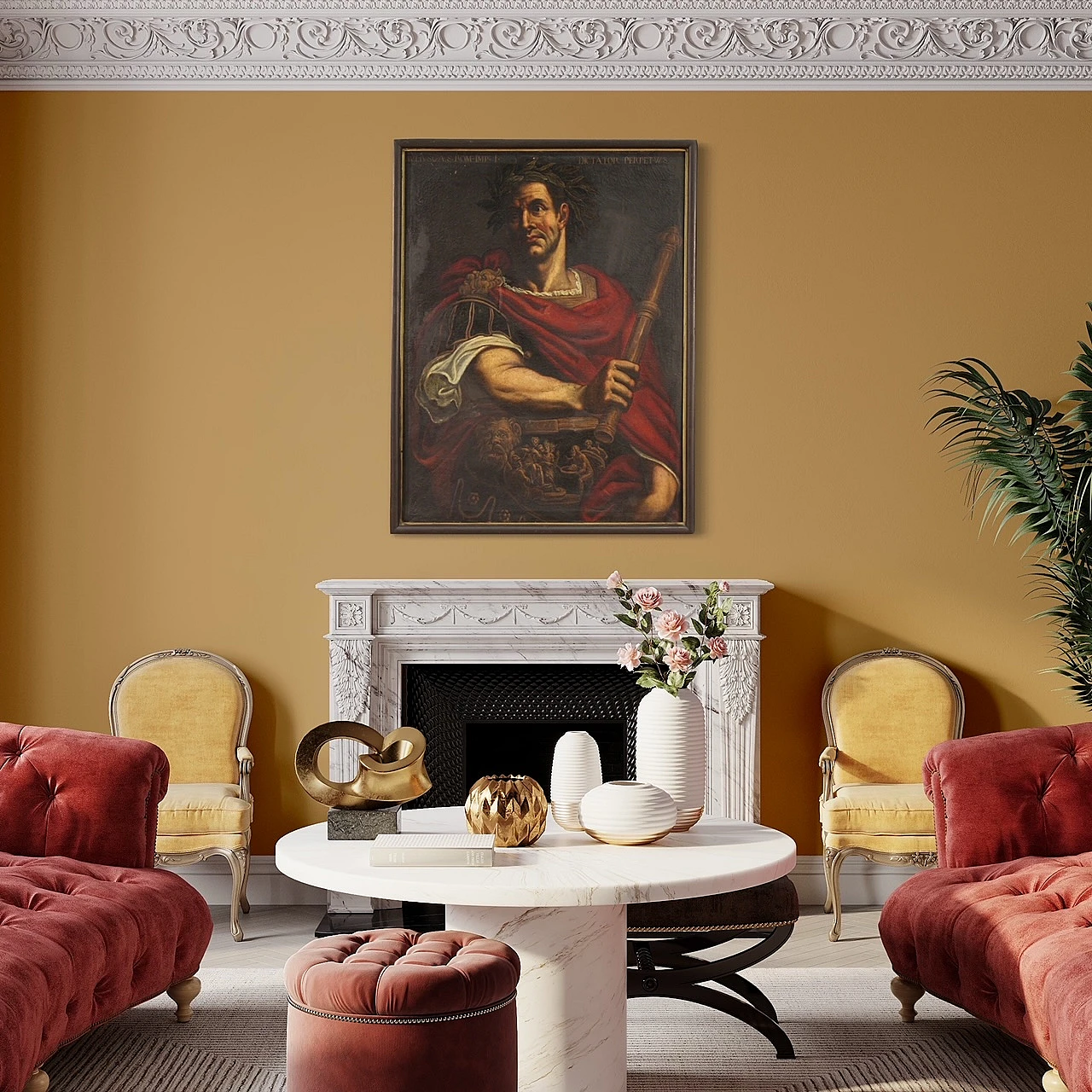 Julius Caesar, oil on canvas, 17th century 14