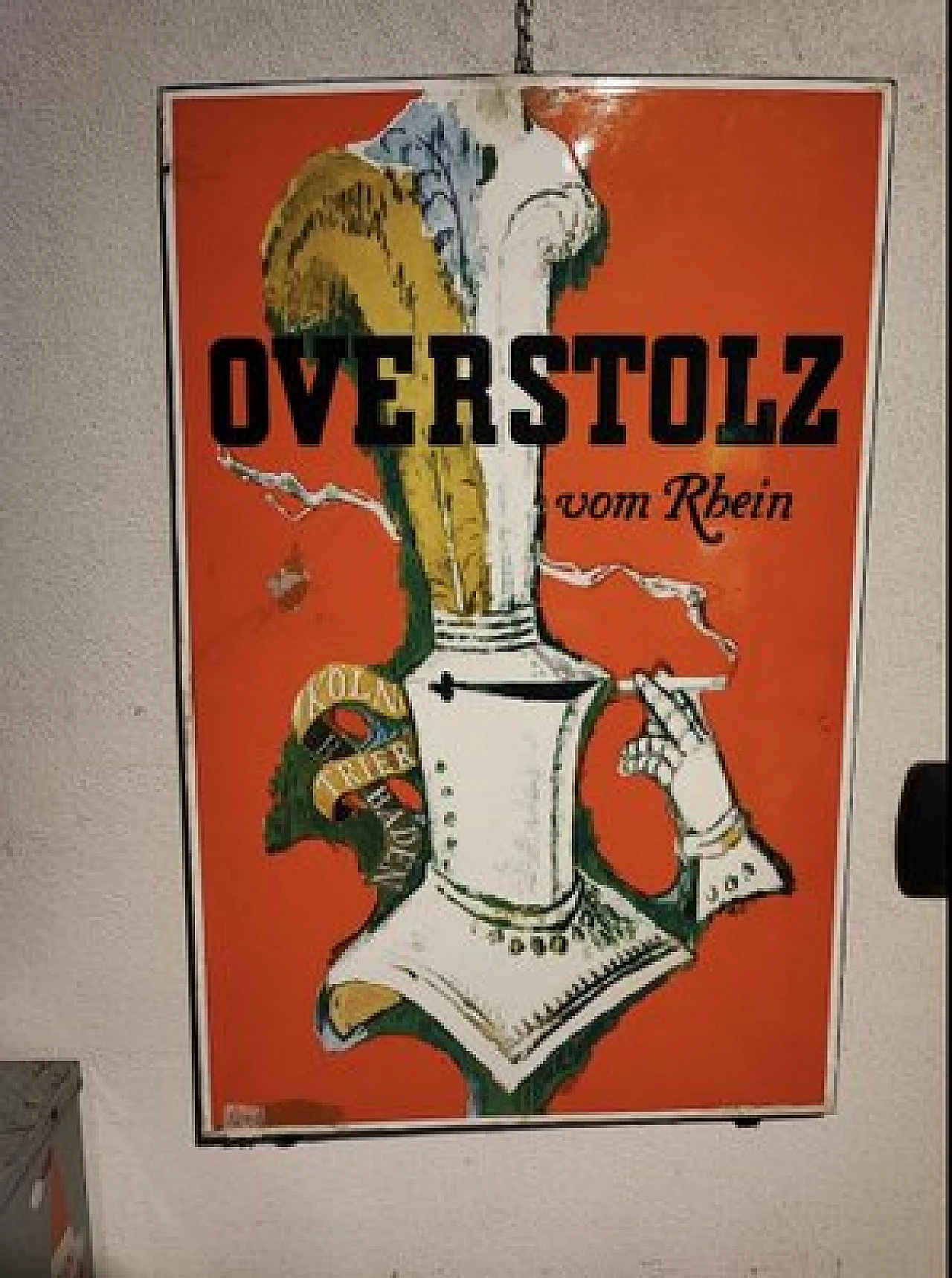 Insegna smaltata di marca di sigarette, anni '50 1