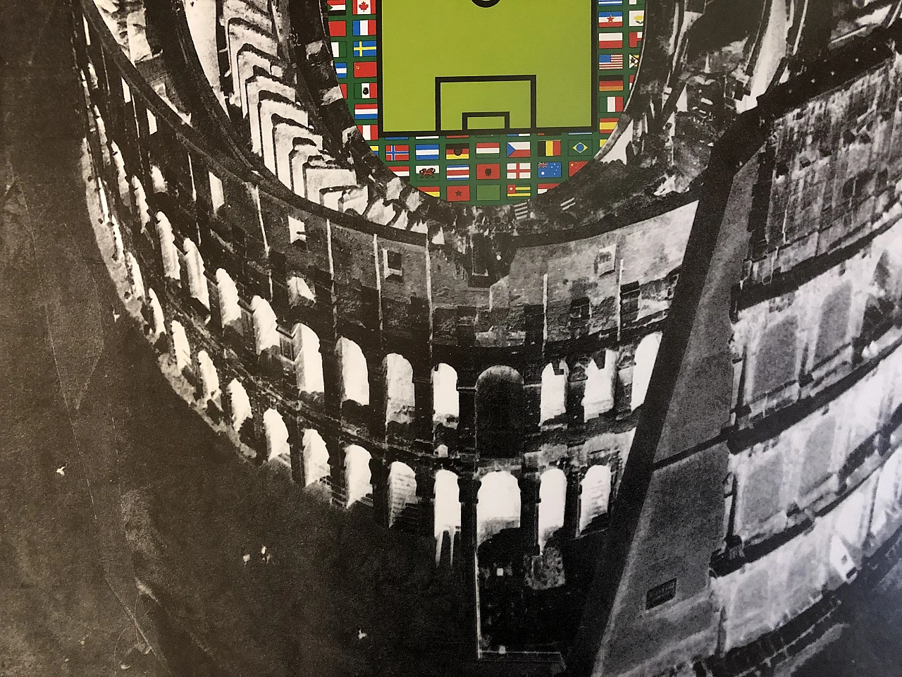 Alberto Burri, 1990 - ITALIA 90 - Original poster printed in offset 7