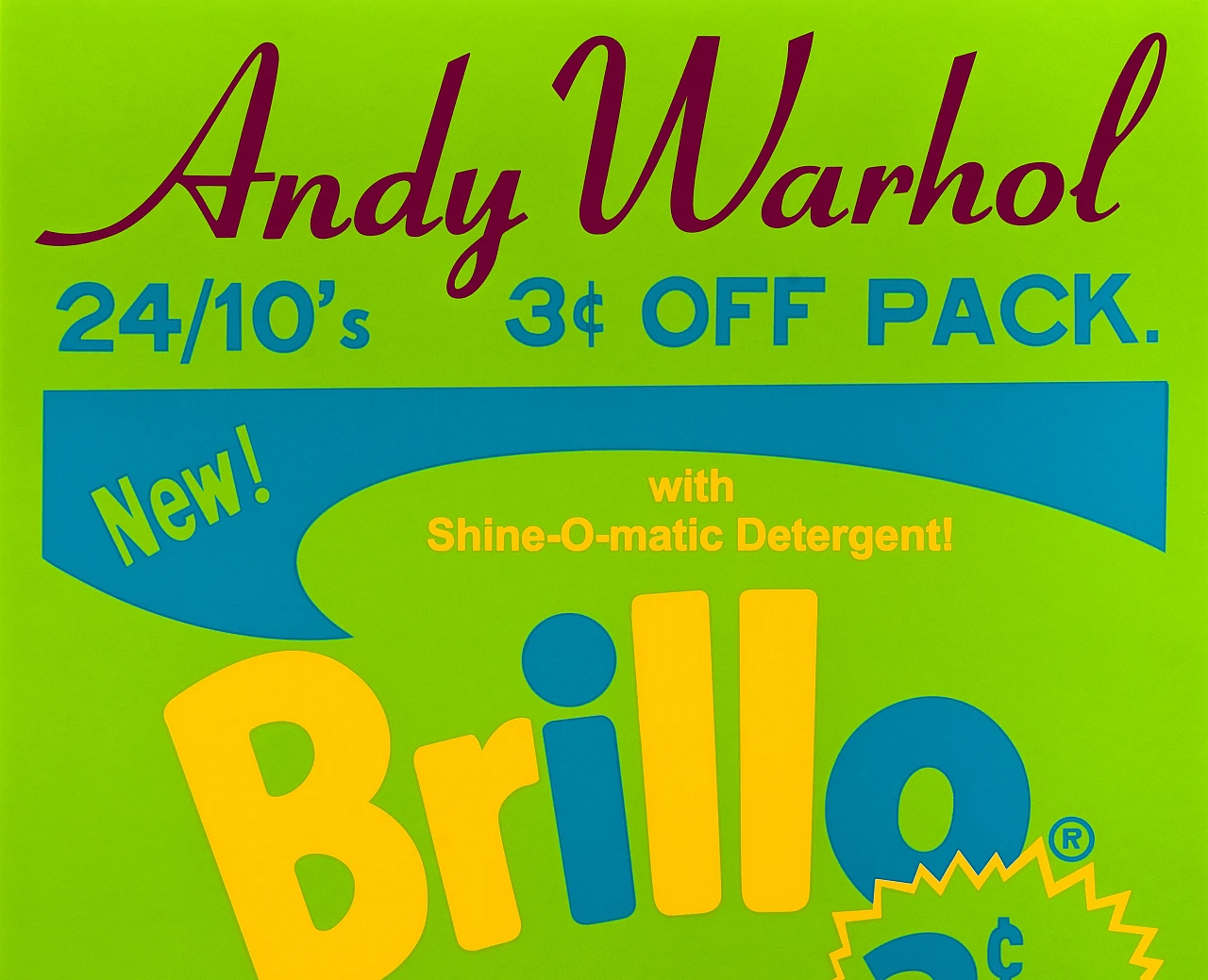 After Andy Warhol, Brillo Soap Pads, screen print, 1990s 2