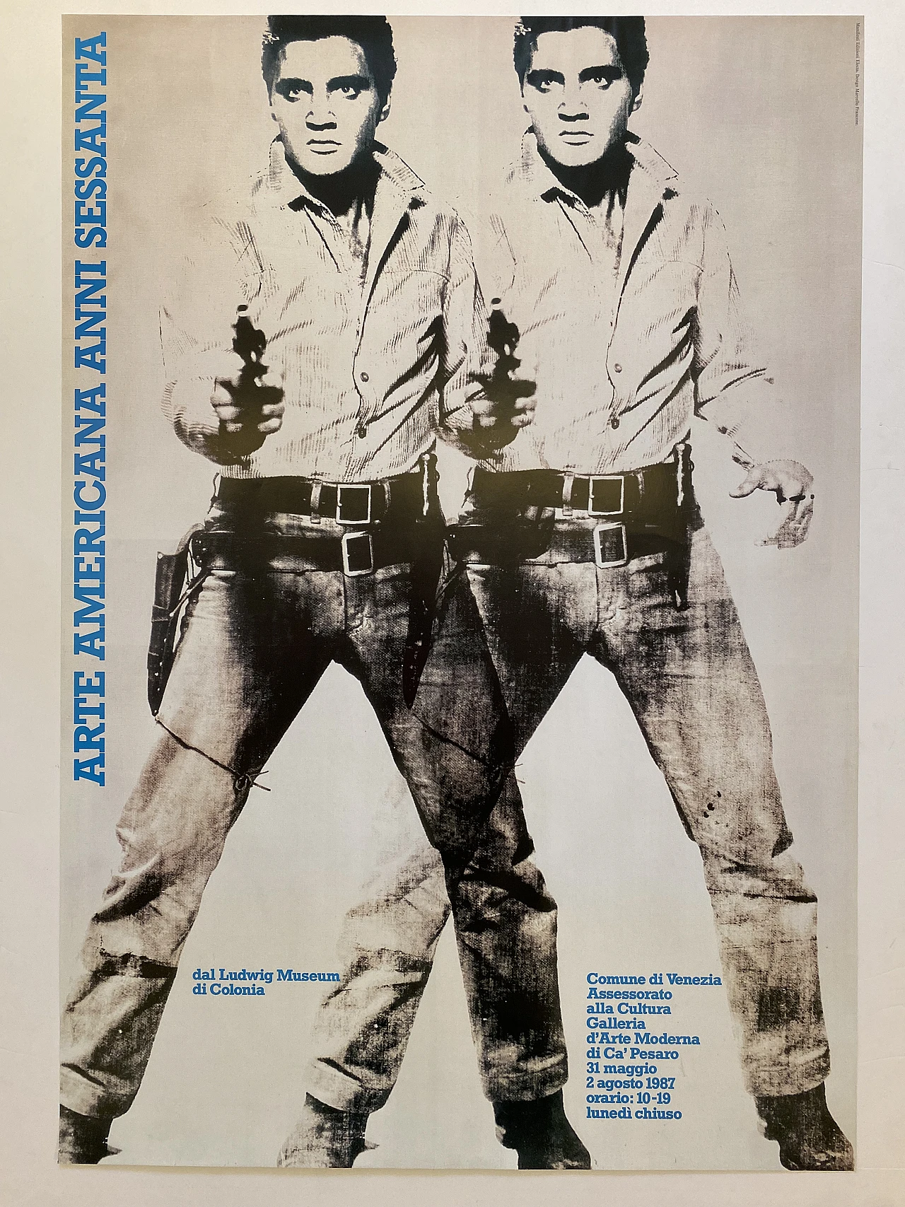 Andy Warhol and Marcello Francone, American Art, poster, 1987 4
