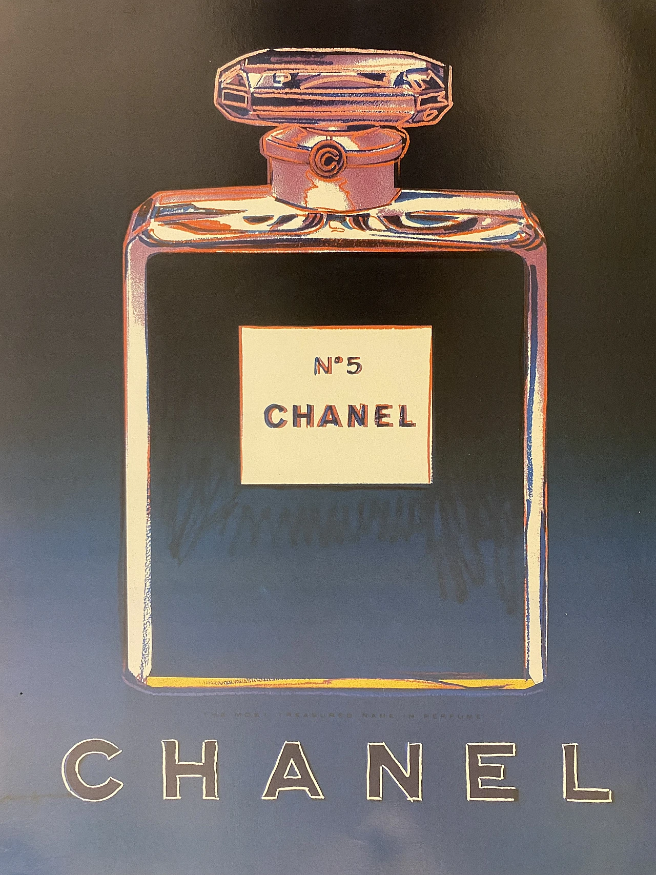 After Andy Warhol, Chanel No. 5 - Blue, lithograph, 1997 2