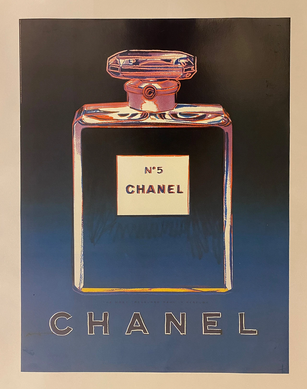 After Andy Warhol, Chanel No. 5 - Blue, lithograph, 1997 5