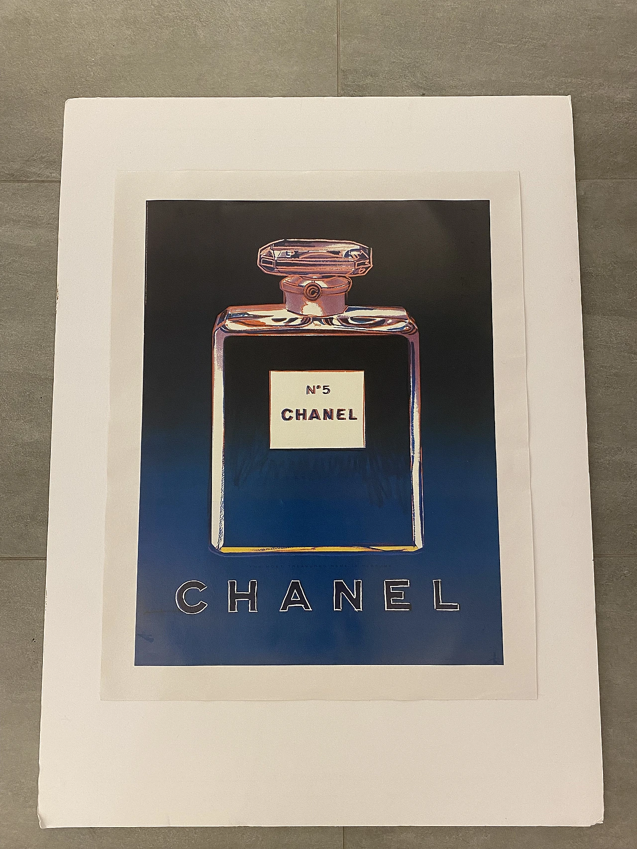 After Andy Warhol, Chanel No. 5 - Blue, lithograph, 1997 6