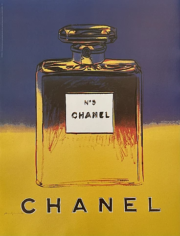 Dopo Andy Warhol, Chanel N.5 - Yellow, litografia, 1997
