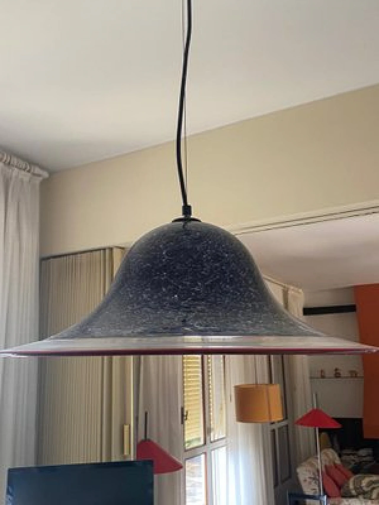 Neverrino chandelier by Gae Aulenti for Vistosi, 1960s 7