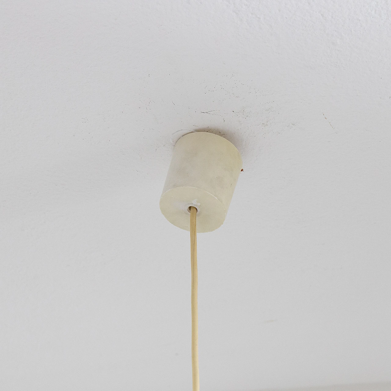 Hanging lamp with cocoon shade, 1970s 6