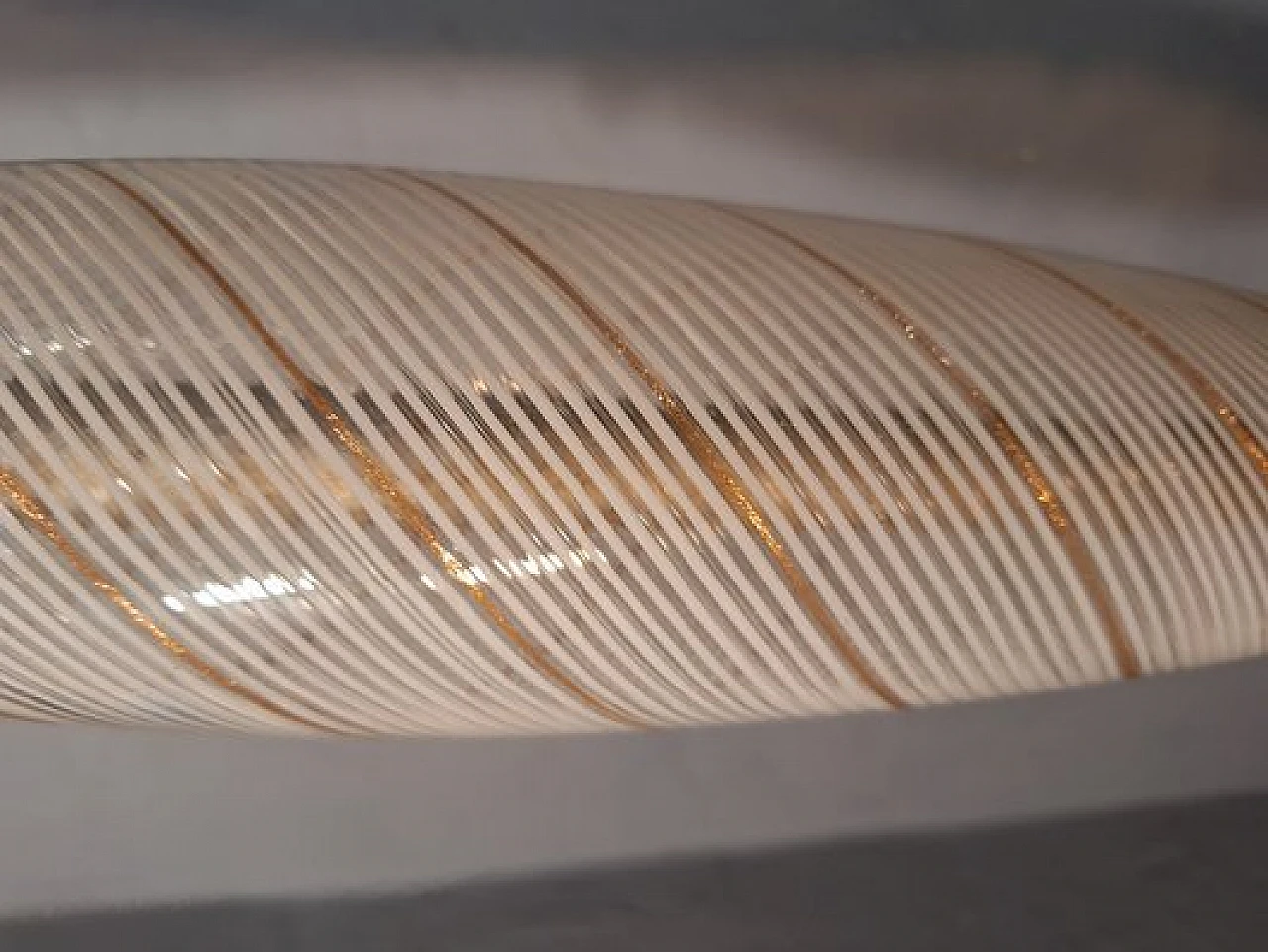 Floor lamp in glass & brass by Dino Martens for A. Toso, 1940s 5