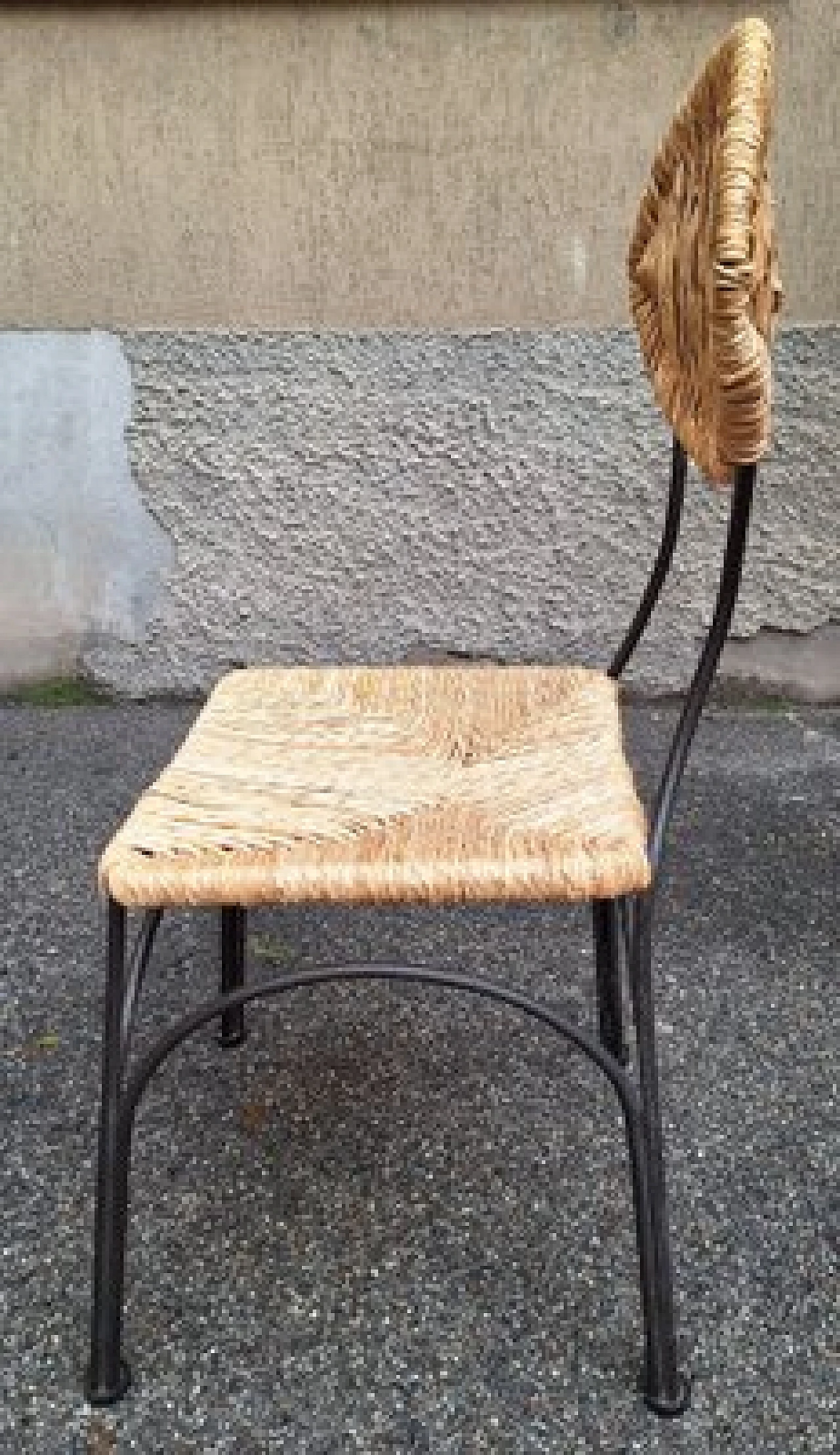 8 Sedie Banana in ferro e vimini di Tom Dixon per Cappellini, anni '80 5