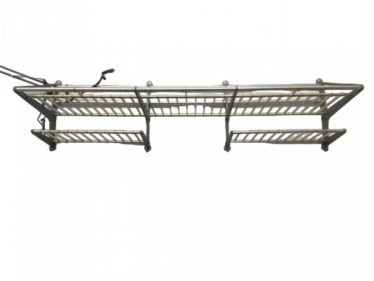 Train luggage rack in aluminium, 1950s 4