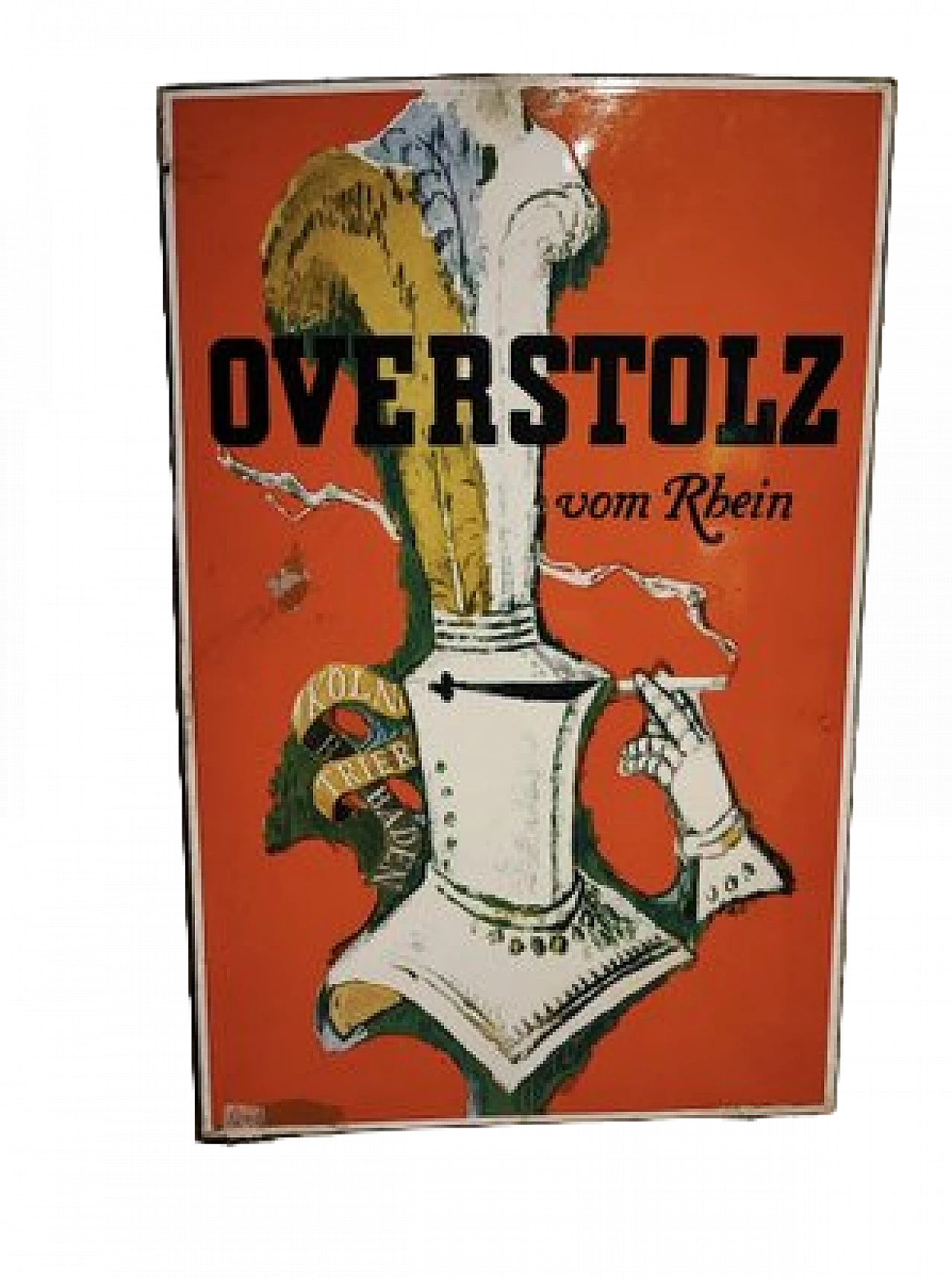 Insegna smaltata di marca di sigarette, anni '50 6