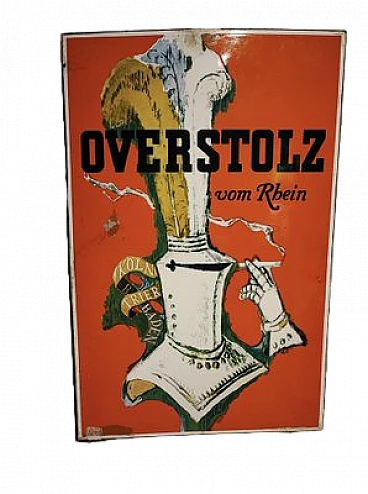 Enamelled cigarette brand sign, 1950s