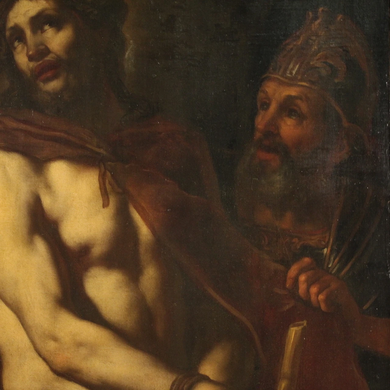 Ecce Homo, dipinto a olio su tela, '600 6