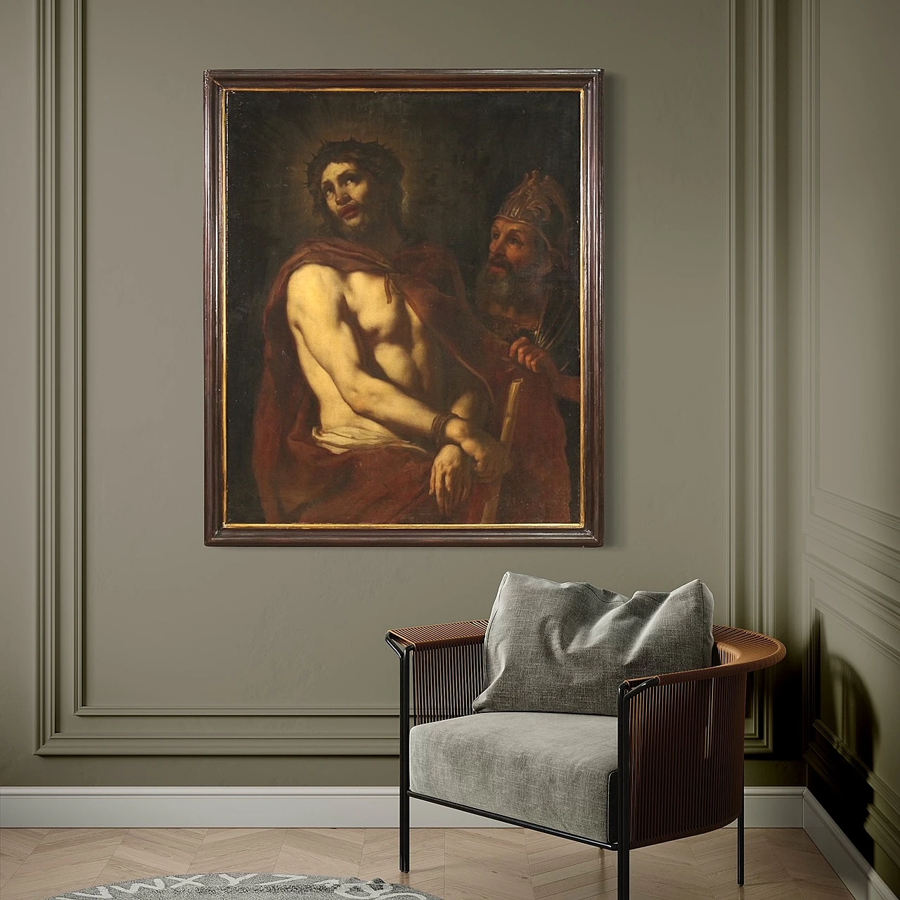 Ecce Homo, dipinto a olio su tela, '600 10