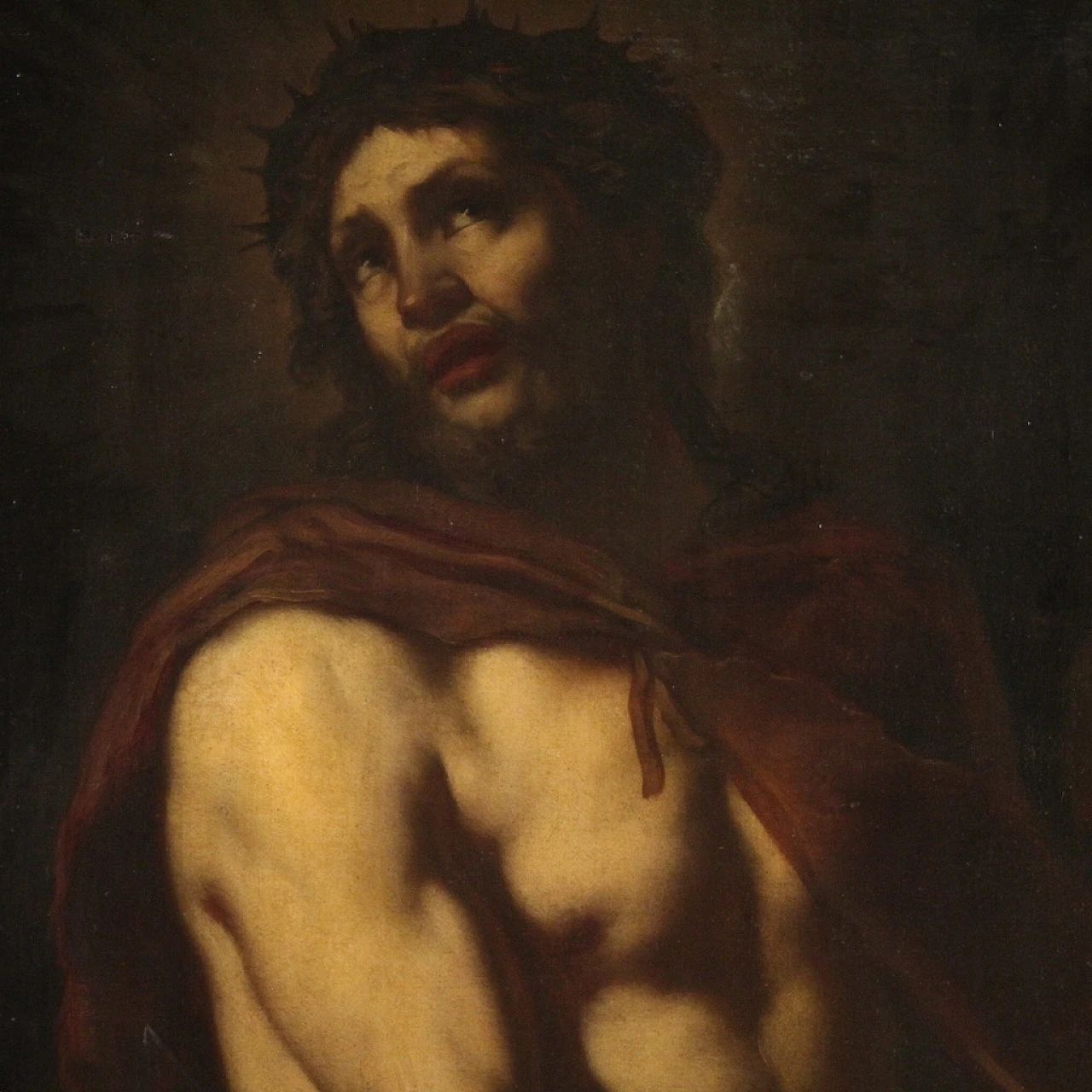 Ecce Homo, dipinto a olio su tela, '600 12