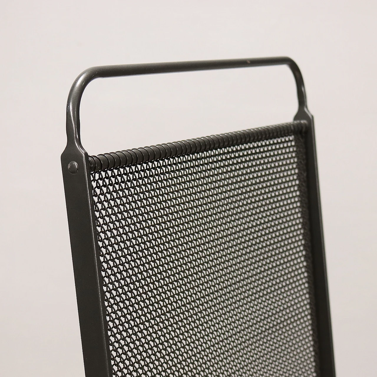 6 Sedie Nonaro in metallo di L. Caccia Dominioni per Azucena, anni '80 4