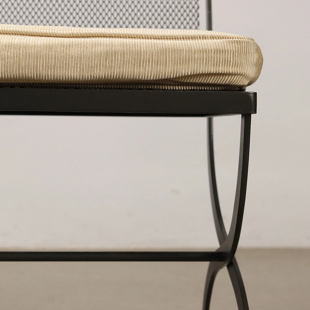 6 Sedie Nonaro in metallo di L. Caccia Dominioni per Azucena, anni '80 5