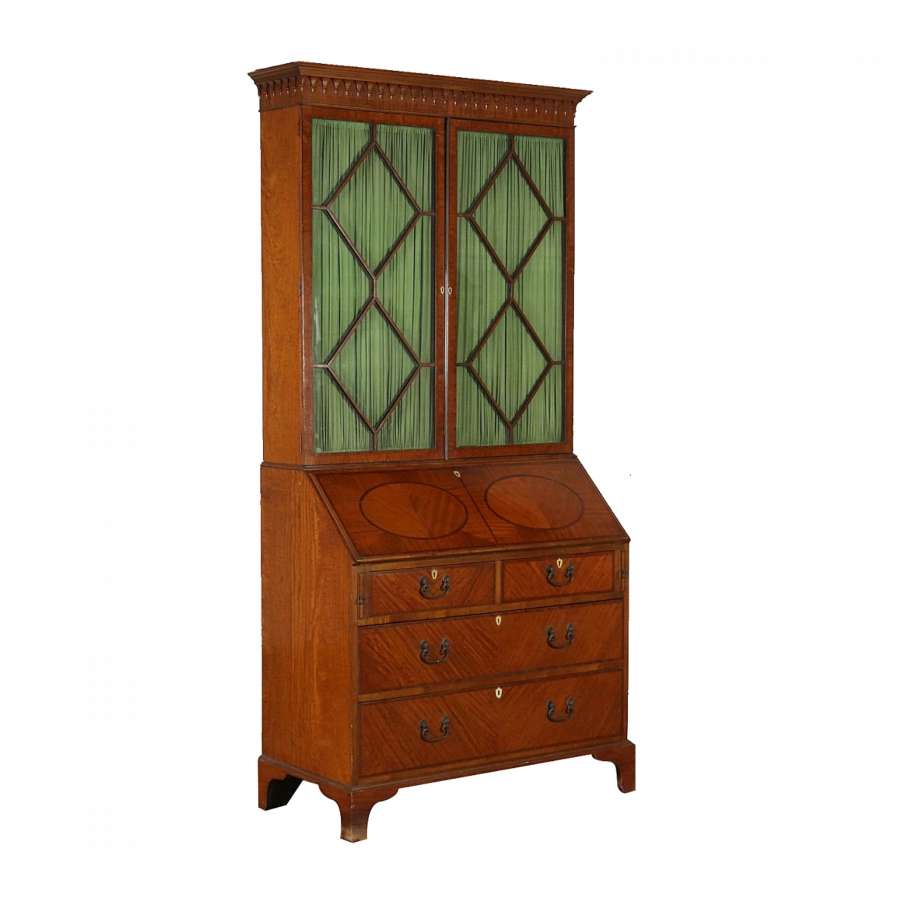 Libreria con mobile a ribalta, metà '800 1