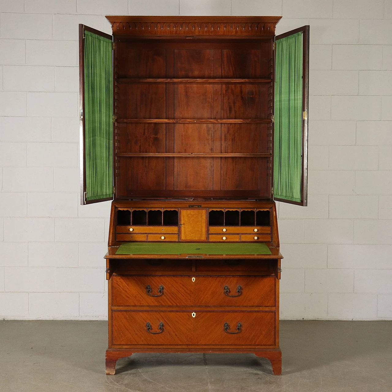 Libreria con mobile a ribalta, metà '800 3